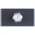 Modulo para Tomada TV SAT Coaxial Direta Tramontina Grafite