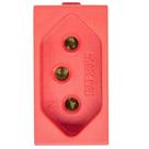 Módulo para Tomada Universal 2P+T 20A Vermelho - EK-31000/28 - EKRON