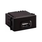 Módulo Para Tomada Usb Bivolt Tramontina 1,5 A Preto Liz