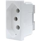Modulo Pial Plus 1 Tomada 20A. Branco - 615060 Modulo Pial Plus 1 Tomada 20A. Branco - 615060