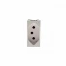 Modulo Pial Plus+ Branco 1 Tomada 10A Borne Automatico 615038Bc