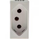 Modulo Pial Plus+ Branco 1 Tomada 20A Borne Parafuso 615060Bc