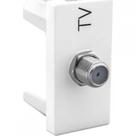 Modulo Pial Plus+ Branco 1 Tomada Coaxial 615030Bc