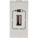 Modulo Pial Plus+ Branco 1 Tomada Usb 1100Ma 615088Bc Modulo Pial Plus+ Branco 1 Tomada Usb 1100Ma 615088Bc