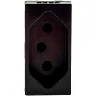 Modulo Pial Plus+ Preto 1Tomada 10A Borne Automatico 615038Pt Modulo Pial Plus+ Preto 1Tomada 10A Borne Automatico 615038Pt