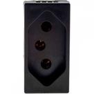 Modulo Pial Plus+ Preto 1Tomada 20A Borne Parafuso 615060Pt Modulo Pial Plus+ Preto 1Tomada 20A Borne Parafuso 615060Pt