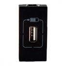 Modulo Pial Plus+ Preto 1Tomada Usb 1100Ma88Pt