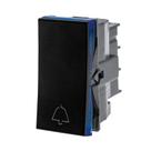 Modulo Pial Plus Pulsador Campainha Preto Borne Automático