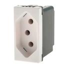 Modulo Pial Plus Tomada 10A Branco Borne Automático