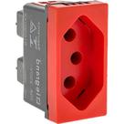 Modulo Pial Pop Vermelho 1 Tomada 2P+T. 20A. - Lg03020Vm Modulo Pial Pop Vermelho 1 Tomada 2P+T. 20A. - Lg03020Vm