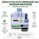 Módulo Plug-In de Comunicação CAN Inversor MW/CFW500 CANopen/DeviceNet Weg
