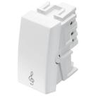 Módulo Pulsador Campainha Elegance - 2232 - Fame Pulsador Campainha 10a-250v Elegance Fam