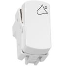 Módulo Pulsador de Campainha 10 Amperes 250 Volts 1M Branco Miluz - S3B72460 - SCHNEIDER