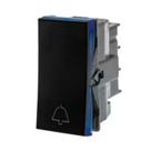 Modulo Pulsador De Campainha Pial Plus+ Legrand Preto 611012PT
