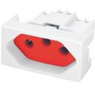 Modulo Rad Modular Br1803377 1Tomada 20A Vermelho Modulo Rad Modular Br1803377 1Tomada 20A Vermelho