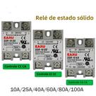 Módulo Relé de Estado Sólido SSR - Alta Corrente (10A a 100A) para Controle PID e DD de Temperatura Módulo Relé de Estado Sólido SSR - Alta Corrente (10A a 100A) para Controle PID e DD de Temperatura