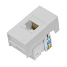 Modulo rj45 c/conector branco Modulo rj45 c/conector branco