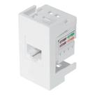 Módulo RJ45 Cat5E 8 Vias Fame Evidence Branco - Ref. 1140