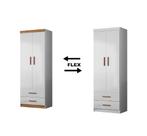 Módulo Roupeiro Ônix 2 Portas 2 Gavetas e Cabideiro Flex Nature Branco Peternella Módulo Roupeiro Ônix 2 Portas 2 Gavetas e Cabideiro Flex Nature Branco Peternella