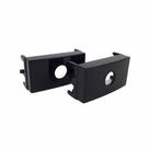 Modulo saida de fio 2 unidades ebony clean margirius