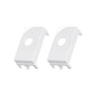 Módulo Saída De Fio Margirius Sleek 2 Unidades Branco
