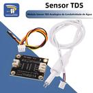 Módulo Sensor TDS Testador De Condutividade Da Água Para Arduino UNO R3 33-55V Detecção De Líquidos