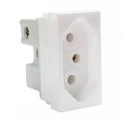 Modulo Steck Linha Stella 1 Tomada 10A. Branco 868060 Modulo Steck Linha Stella 1 Tomada 10A. Branco 868060