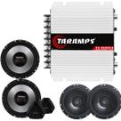 Modulo Taramps Ts400 T400 X4 + Kit Duas Vias + Par Bomber 6p