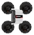 Módulo Taramps TS400x4 Fio + 4 Alto Falantes 6 JBL FLEX4 6TRFX55 - 220 Watts Rms Módulo Taramps TS400x4 Fio + 4 Alto Falantes 6 JBL FLEX4 6TRFX55 - 220 Watts Rms