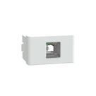 Módulo Telefone Rj11 2 Fios Branco Fosco Lunare Up Schneider