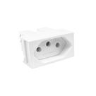 Módulo Tomada 10A 250V~ Linha Slim Ilumi - 81140 Módulo Tomada 10A 250V~ Linha Slim Ilumi - 81140