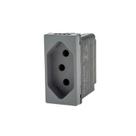 Módulo Tomada 10a Pial Plus+(mais) Legrand Cinza 615038CZ+