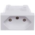Módulo Tomada 2 Pinos + Terra 10 Amperes 250 Volts Branco Orion - S70202104 - SCHNEIDER Módulo Tomada 2 Pinos + Terra 10 Amperes 250 Volts Branco Orion - S70202104 - SCHNEIDER