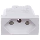 Módulo Tomada 2 Pinos + Terra 20 Amperes 250 Volts Branco Orion - S70203104 - SCHNEIDER Módulo Tomada 2 Pinos + Terra 20 Amperes 250 Volts Branco Orion - S70203104 - SCHNEIDER