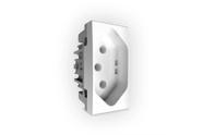 Módulo Tomada 2 Polos + Terra 10a 250v Pro Branco