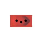Modulo Tomada 20A 3 Pinos Vermelho Soprano Siemens Ilus Modulo Tomada 20A 3 Pinos Vermelho Soprano Siemens Ilus