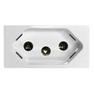 Módulo Tomada 20a Branco 2p+t Matixgo Legrand Jw4166 Bticino Jw4166