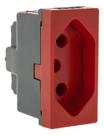 Módulo Tomada 20A Vermelha 2P+T 615079VM - Pial Plus + Módulo Tomada 20A Vermelha 2P+T 615079VM - Pial Plus +