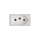 Módulo Tomada 2p+T 10a - 250v (H35) Tramontina Liz/Lux 2