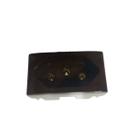 Modulo tomada 2p + t 10a 250v marrom pezzi 50036-9 c/25 unid