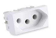 Módulo Tomada 2p+t 10a Branco Tramontina Liz Módulo Tomada 2p+t 10a Branco Tramontina Liz