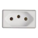Módulo Tomada 2P+T 20A 250V Branco 57115/032 Tramontina
