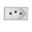 Módulo Tomada 2p+T 20a/250v LIZ/LUX² Branco Tramontina 57115/038