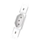 Modulo Tomada 2P+T Hexagonal 10A Branca Finesse 10613-5 Blux