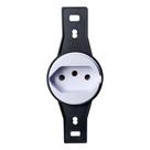Modulo Tomada 2P+T Redonda 10A Haste Longa Branca 9894-9 Blux