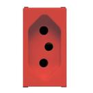 Modulo Tomada 2PT 10 Amperes 250 Volts Cor VERMELHO linha ILUS 5UB99007 SOPRANO