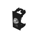 Módulo Tomada Antena de TV Fame Habitat Black para Cabo Coaxial Preto Módulo Tomada Antena de TV Fame Habitat Black para Cabo Coaxial Preto