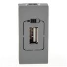 Modulo Tomada Carregador USB 1500mA Pial Plus+ Legrand Cinza 615088CZ