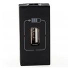Modulo Tomada Carregador USB 1500mA Pial Plus+ Legrand Preto 615088PT