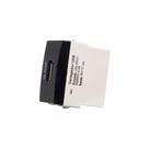 Módulo Tomada Carregador Usb-a Margirius Sleek 2a 10W Preto Ebony